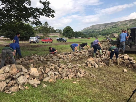Reeth YFCStoneWalling